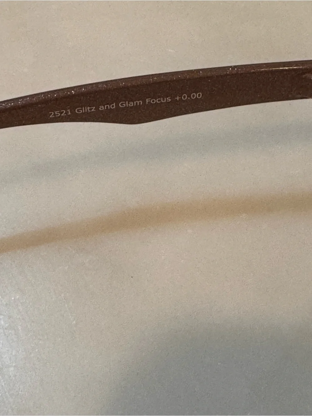 Brown Sparkle Rectangle Reading Glasses for women Peepers